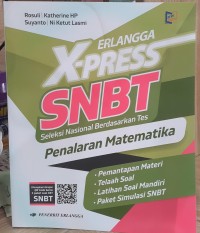 Image of Erlangga X-PRESS SNBT PENALARAN MATEMATIKA SMA