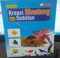 Kreasi binatang dari sedotan